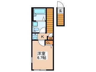 Plau京成立石の物件間取画像